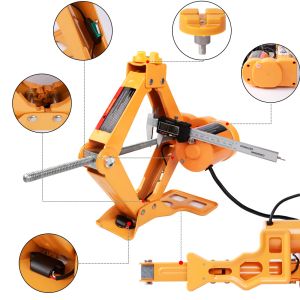 Low Profile Aluminum Electric Scissor Jack 525*450*260mm With Remote Control