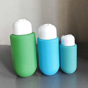 300ml 350ml 400ml Plastic Bottle With Flip Cover Top Cap for Shower Gel Shampoo
