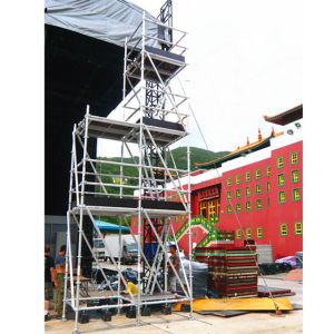 Lightweight Mobile Scaffold Tower Safe Aluminum Ringlock Scaffolding