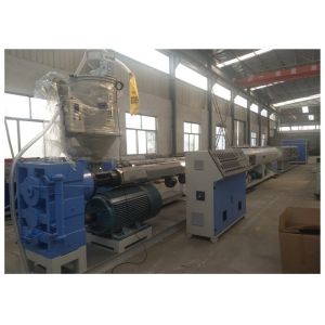 High Production Speed HDPE LDPE Pipe Extrusion Line Easy Operate and Maintenance