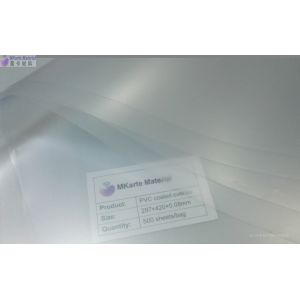 Offset Printing 6.0 N/Cm Anti Yellowing PVC Core Sheet