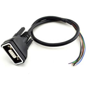 Waterproof D Sub Connector Ip67 Silicon O - Ring Brass With Gold Plated