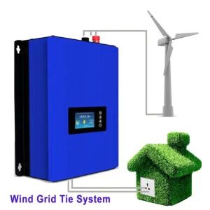 Grid Tie Vertical Wind Turbine Generator 2000W 24V 48V 96V 120V 220V On Grid Wind Turbine Inverter For Home Use