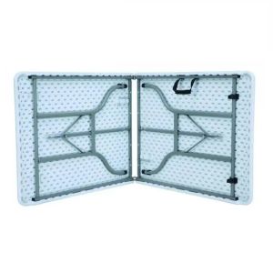 Foldable White Picnic Table Ideal for Outdoor Camping Hiking and Travelling 152