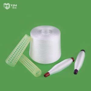 40s /2 50s /2 60s /2 Double Twist Raw White Staple Fiber 100% Polyester Yarn for