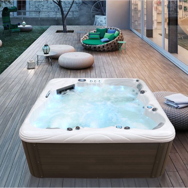 Outdoor Spa Pool Hydrotherapy Sauna Massage Hot Tub With Heating System