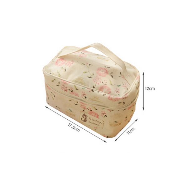 Portable floral bag high quality customized canvas bag