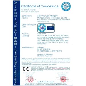 10 Chute Rice Color Sorting Machine Multifunction CCD Camera Rice Color Sorter