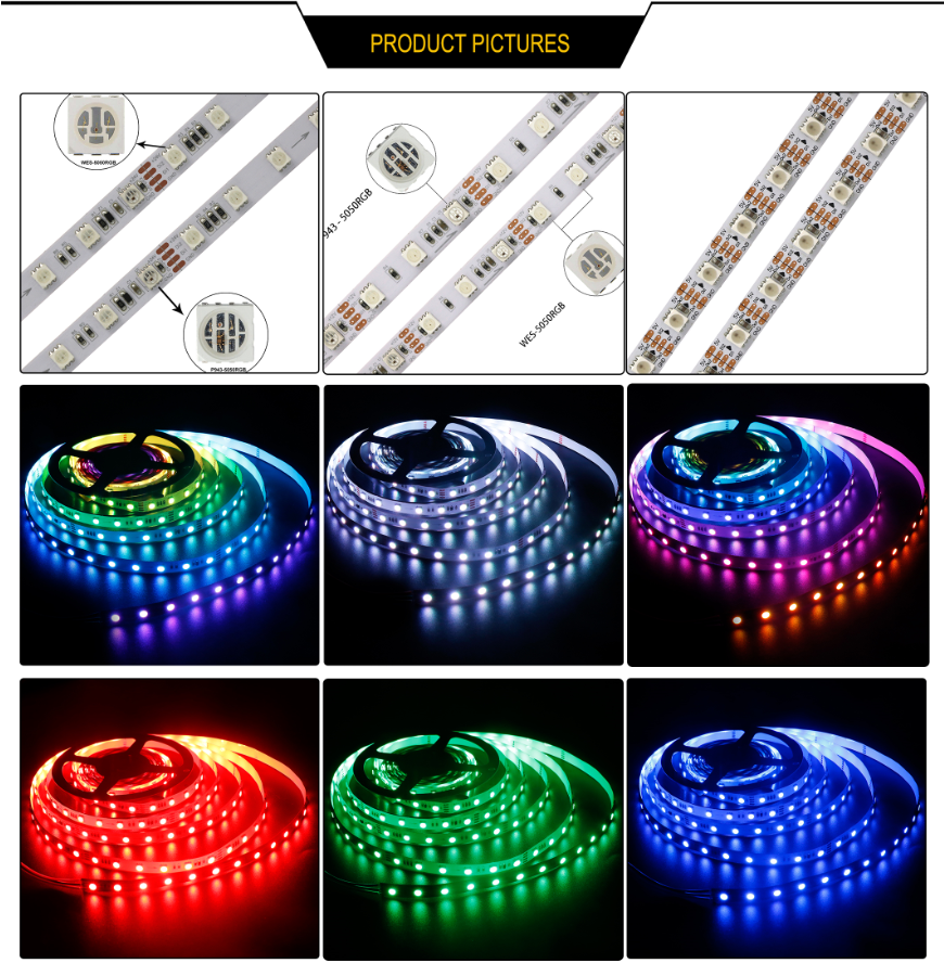 Chasing LED Strip Lights CRI80