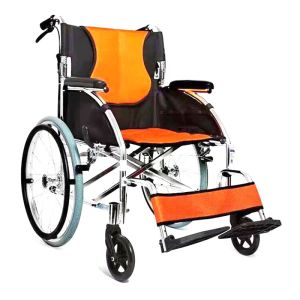 Portable Folding Wheelchair with Aluminium Alloy and Customization Option