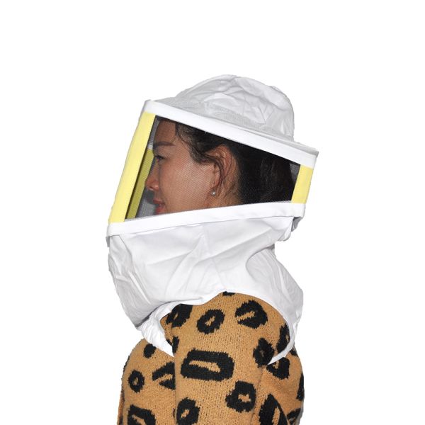 Square Beekeeping Protective Clothing Metal Veil Beekeeper Hat