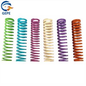 Ivory Tint JSWR Rectangular Compression Spring 55CrSi High Strength