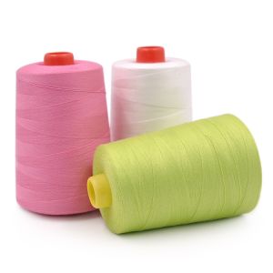 China Manufacturer Price Color 100% Polyester Sewing Thread 40S/2 3000Y 5000