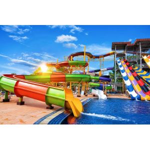 Aqua Park Water Amusement Fiberglass Swim Equip Pool Large Fiberglass Slides