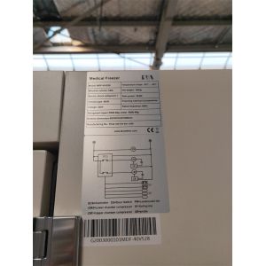 Double Independent Chambers Upright Medical Deep Vaccine Freezer Minus 25 Degree