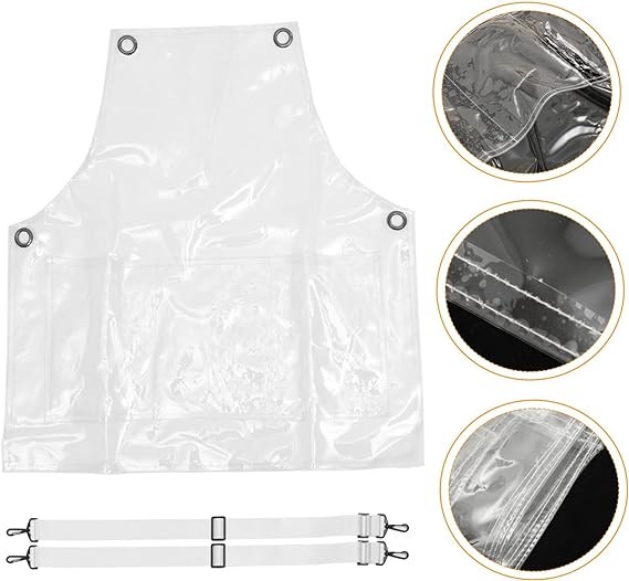 Barber Apron Work Aprons for Women Clear Apron Sarong for Women Kitchen Apron Cooking Apron Hairdresser Apron Hair