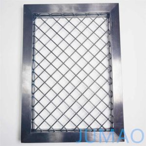 Exterior Diamond Steel Wire Mesh Room Divider Architectural Partitions