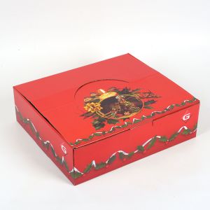 Cheap Folded Products Display E-Flute Corrugated Cardboard Box Printing