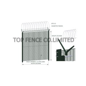 3D wire mesh fence panels
