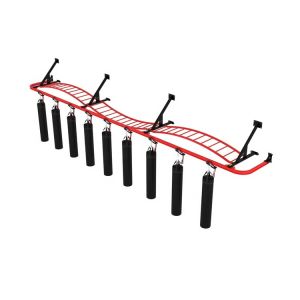 5*12m Wall Mounted Boxing Bag Movable Punching Bag Rack Custmized