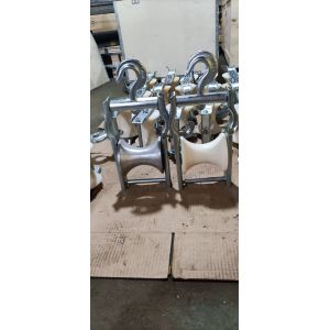 China Heavy Duty Cable Pulling Roller with 120x58mm Wheel Size and High Load Capacity for Durable Construction on sale