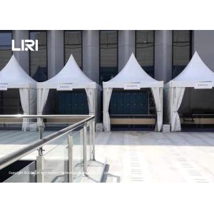 China Plain PVC Sidewalls Aluminium Pagoda Tent For National Games PRC on sale