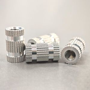 Injection Molded Stainless Steel Nuts Metric With Through Hole And Pre Embedded