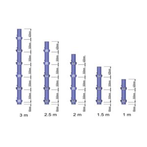 Q345 Steel Cuplock Scaffolding System Ringlock Scaffolding Ledger 3.2mm
