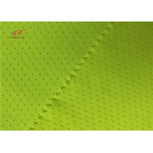 Sweat Wicking Polyester Spandex Stretch Fabric Sports T - Shirt Bird Eye Mesh