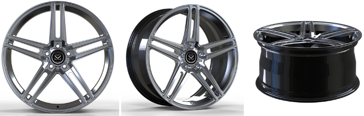 5x112 1 piece Forged Wheels With PCD Pattern Silver For Mercedes GLS
