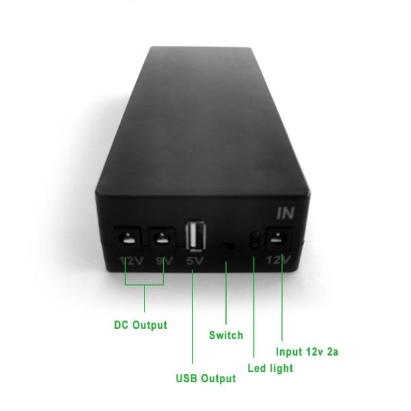 Quality 36W Output Power Mini UPS For Router And Modems Wifi Router Backup Power Supply for sale