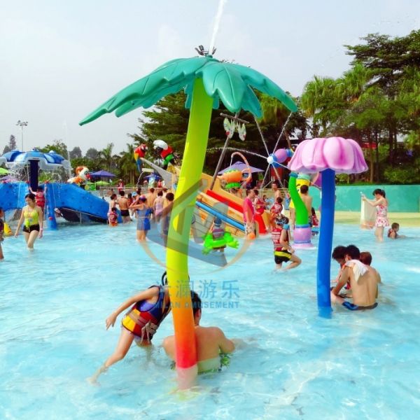 Easy Installation Backyard Splash Pad Mushroom Water Spray For Fun