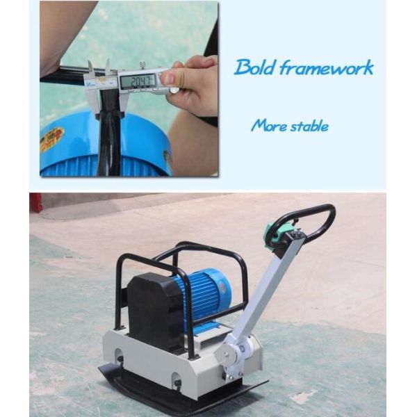 3 Phase Tamper Plate Compactor 3KW Electrical Stone Plate Compactor