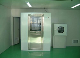 YANING Cleanroom Air Shower Room Automatic Sliding Door Electronic Interlock