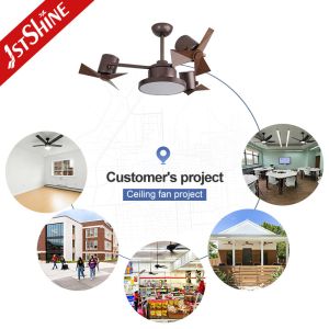 60w Household Electric Ceiling Light With Fans In Chandelier Designer