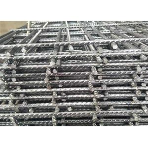 ISO9001 Concrete Wire Mesh Fence Ribbed Welded Steel Wire Mesh