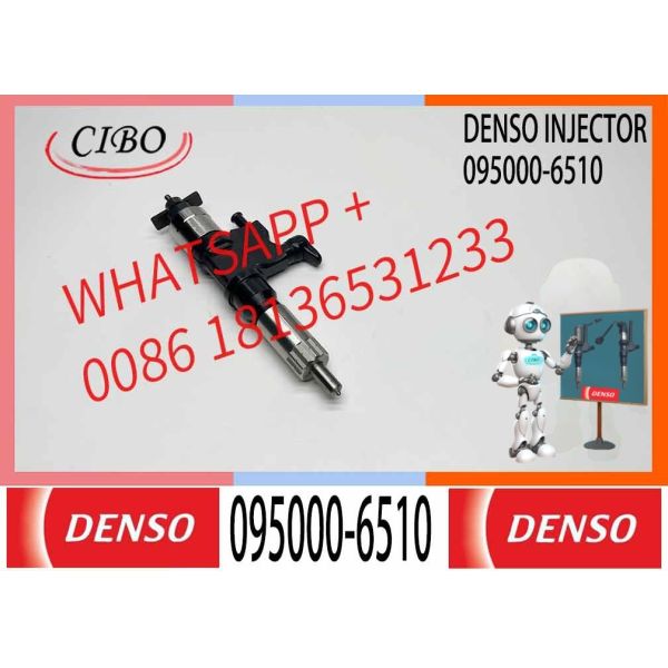 Common Rail Diesel Engine Injector 095000-6510 Fuel Injector Assembly 23670