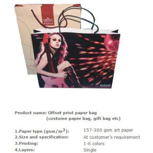 New Wholesale Recycled Fancy Custom Paper Shopping Bag With Logo Print