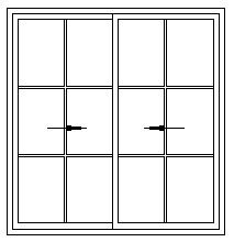 French Balcony UPVC Sliding Window And Door Anti Theft