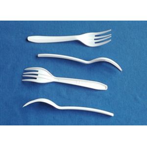 fruit fork disposable plastic fork instant noodles fork in straight style 120 mm