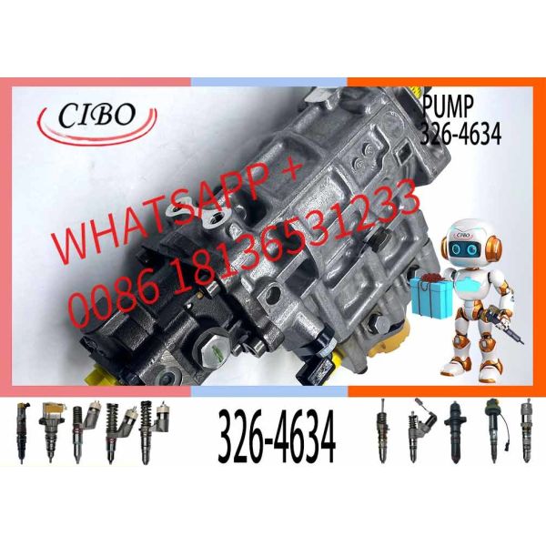 Genuine 32E61-10302 326-4634 C4.2 Diesel Engine fuel injection pump for E320D Excavator hinery injector