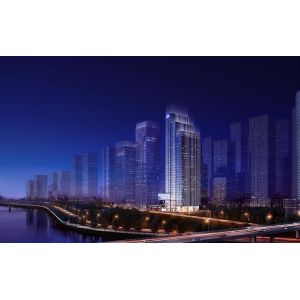 PVDF Coated with AKZO Brand Aluminum Solid Panel for Chamber of Commerce