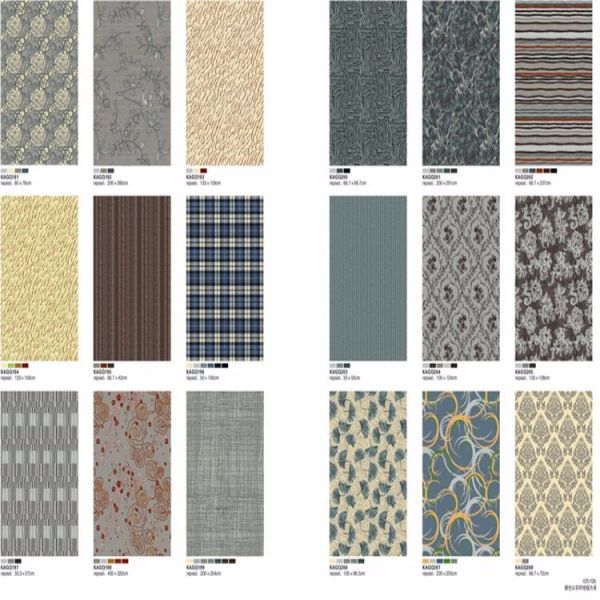 Luxury blue flower design 80%wool 20%nylon carpet for hotel