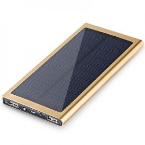 China High Quality 8000mAh Polymer Lithium Battery Solar Charger Waterproof power bank for Mobile phone on sale
