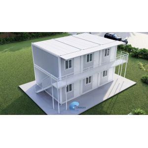 Modern Design Style Prefab Flat Pack Container House 40 ft Luxury Modular Home