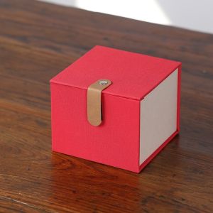 Custom Hook Loop Square Gift Box for Fragile Items