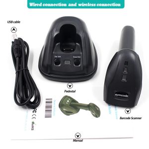 Warehouse Wireless Handheld Barcode Scanner 433Mhz Long Range Transmission