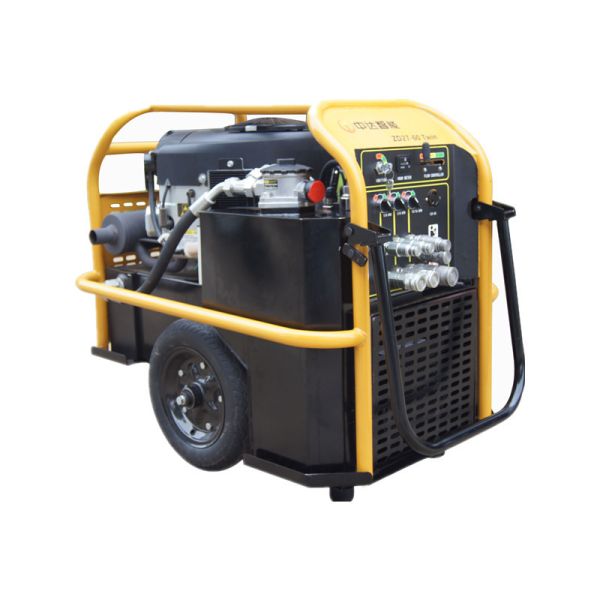 Quality 27HP 20L Portable Hydraulic Power Unit High Flow 60lpm Double Circuit for sale
