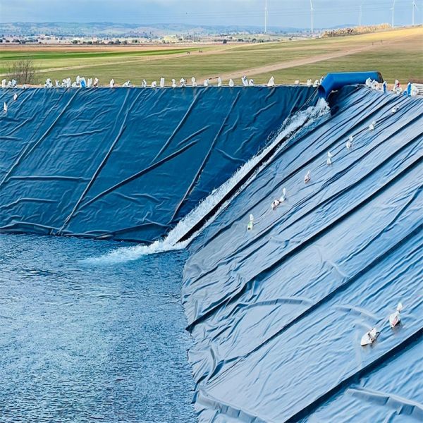 Landfill Biodigester Geotextile Geomembrane Water Storage Pond Liners 1mm 1.5mm 2mm