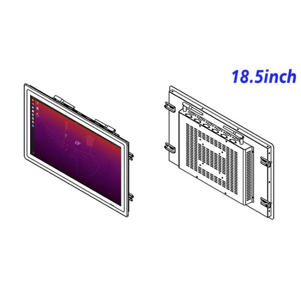 18.5-Inch Integrated Linux Screen for Transportation Systems and Smart Equipment